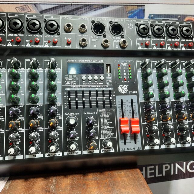 8 Channel Steck Audio Music Mixers in Ojo