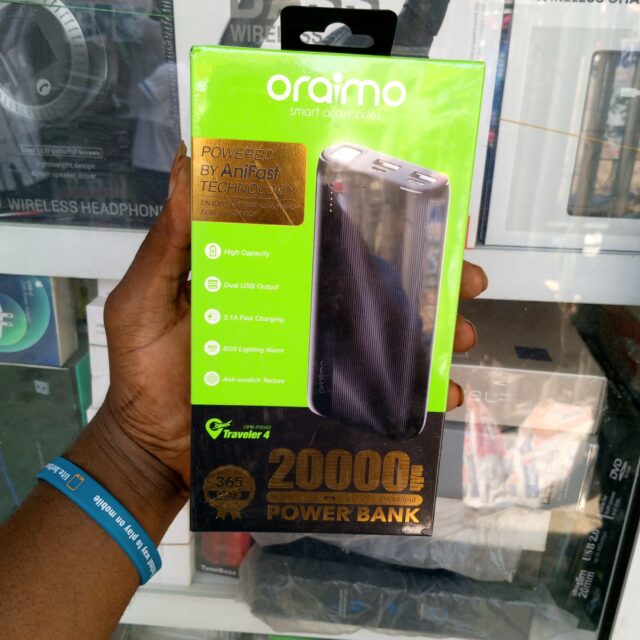 Oraimo power bank 20000mah