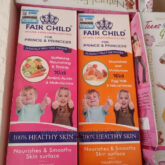 Fair child cream and soap for sale at trade fair