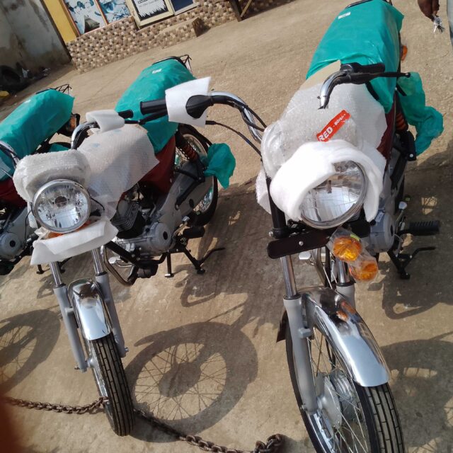 Bajaj motorcycles is available for sale at ikorodu Lagos