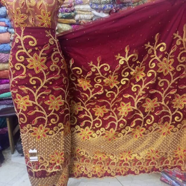 India George fabric for sale at balogun market