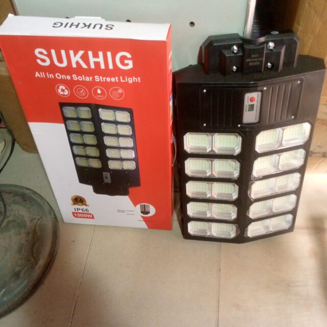 Solar street lights for sale st Alaba international Lagos