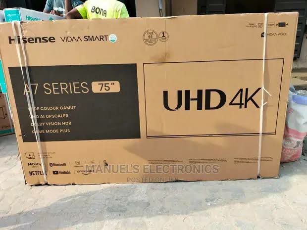 Hisense 75 inches frameless Tv For Sale -Ojo