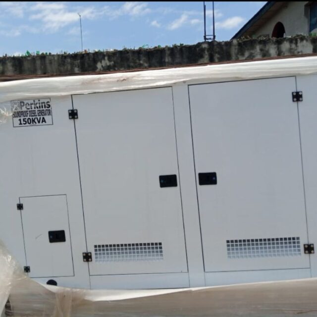 150kva Original Perkins Soundproof Generator – Ikeja Lagos