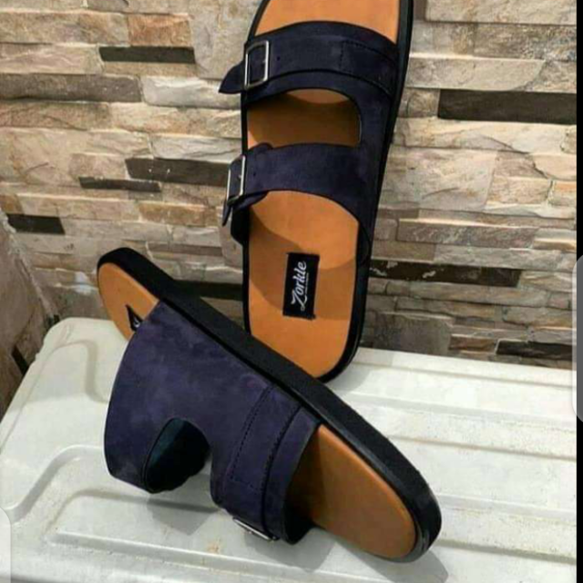 Handmade leather palm slippers for sale ikorodu