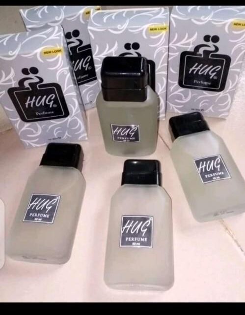 Hug perfume for sale at trade fair