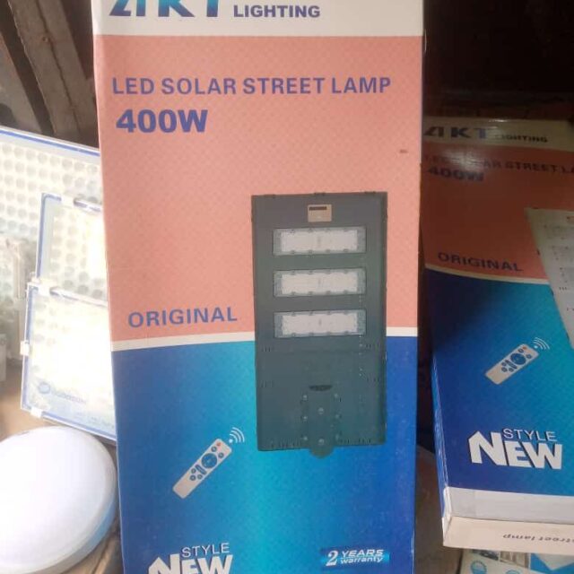 AKT 400w solar street light for sale at Alaba International Marke