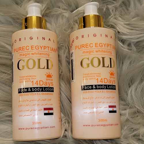 Purec Egyptian Magic Whitening Gold Lotion – Ojo Alaba