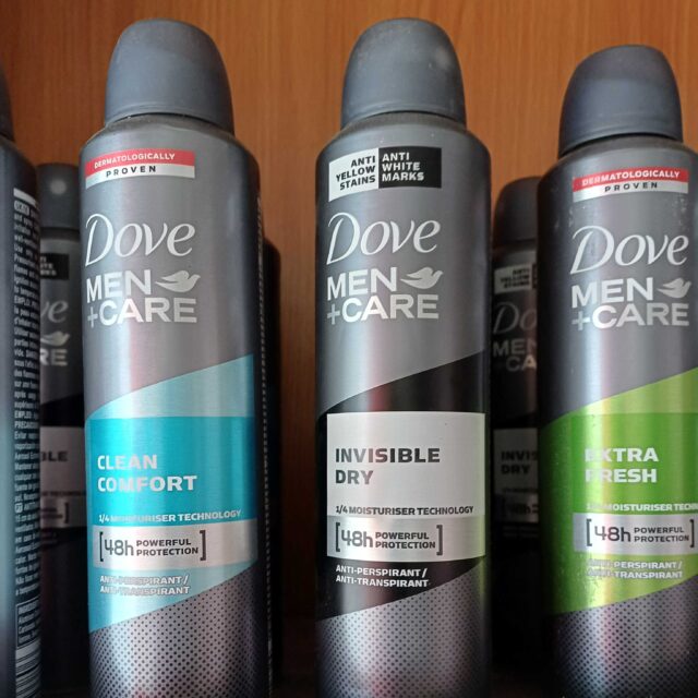 Dove body spray for sale at trade fair market