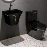 High Quality Black and Gold WC For Sale – Ikorodu Lagos