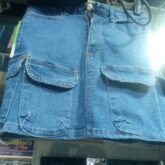 Combat jeans skirt for sale at yaba market