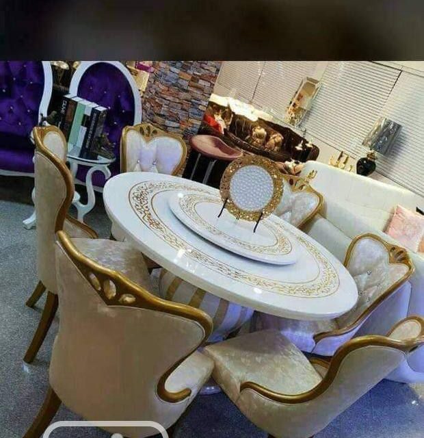 Marble dinning table set for sale at ikorodu