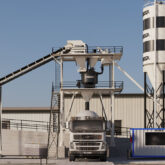 30 m³ Concrete Batching Plant (Pan Mixer) for Sale