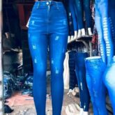 Ladies jeans for sale at Yaba market