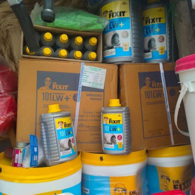 White cement and water proof for sale at oduade