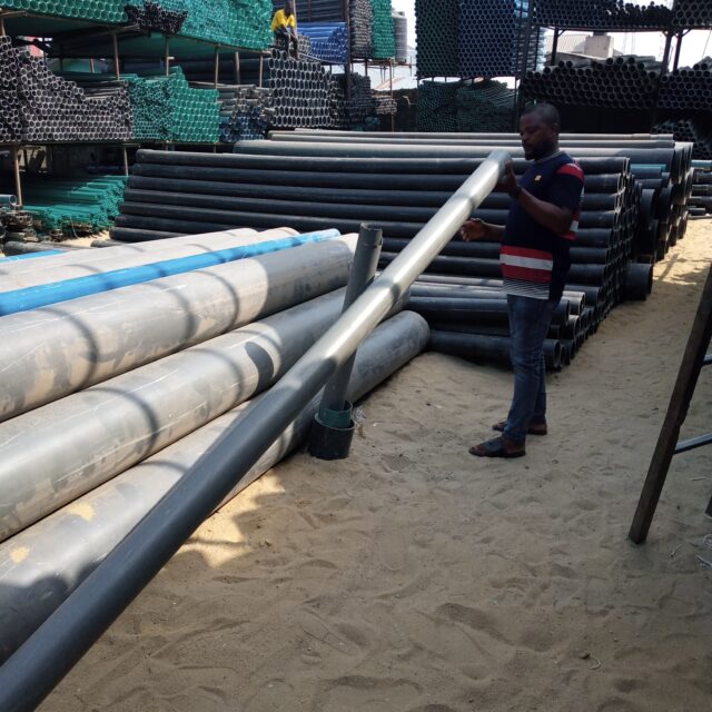 PVC pipe for sale at odu-ade coker orile