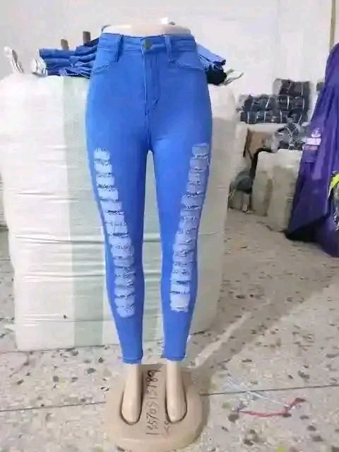 Ladies jeans for sale at Yaba market