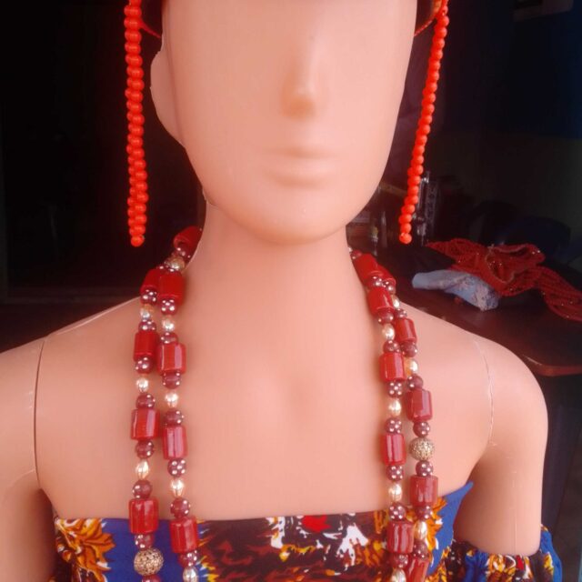 Traditional beads and dressing for sale at ikorodu