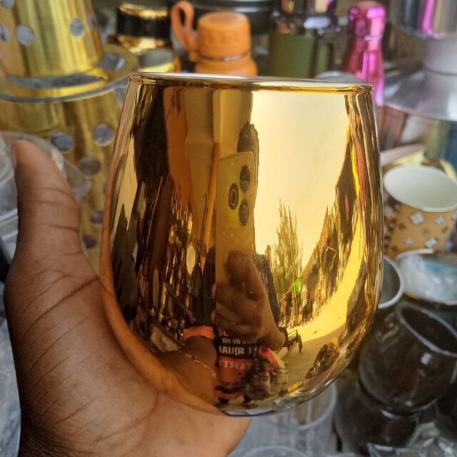 Golden Glass cup