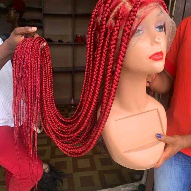 Braided wigs 25000, Bonestraight 12″ 400,000 already wigged