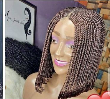 Human hair and braided wigs for sale at ikorodu