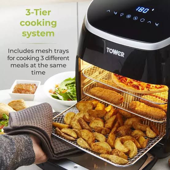 Tower three step air fryer oven