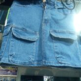 Combat jeans skirt for sale at yaba market