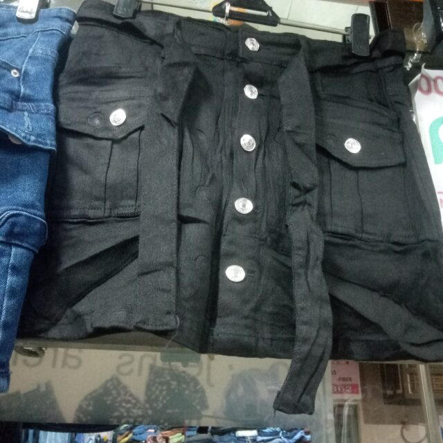 Combat jeans skirt for sale at yaba market