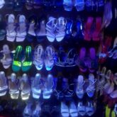 Ladies footwear is available for sale at yaba market Lagos state