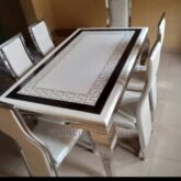 Marble dinning table set for sale at ikorodu