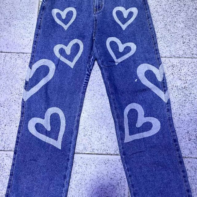 Ladies jeans for sale at Yaba market