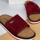 Leather slippers for sale at ikorodu