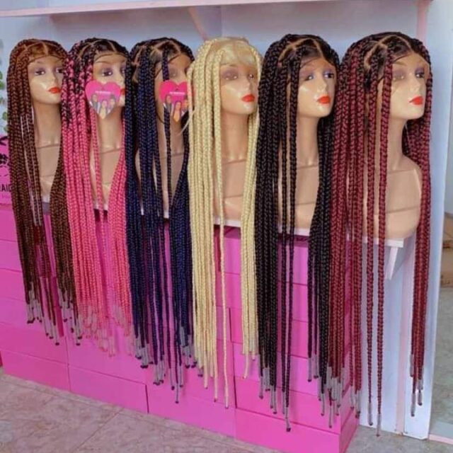 Braided wigs Nd original human all available