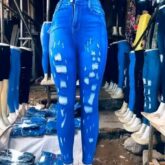 Ladies jeans for sale at Yaba market