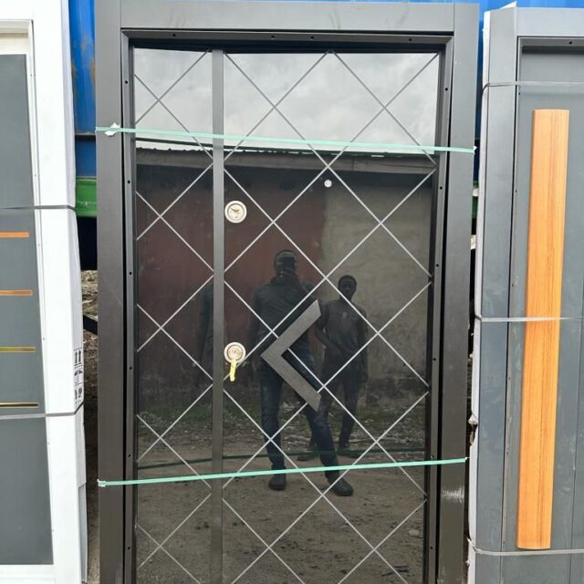 Glass door for sale at STI market coker orile