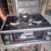 3 bunner gas cooker with oven and grill