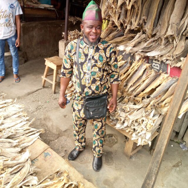 Fresh stock fish for sale at oyingbo market