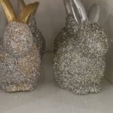 Gold and silver rabbit