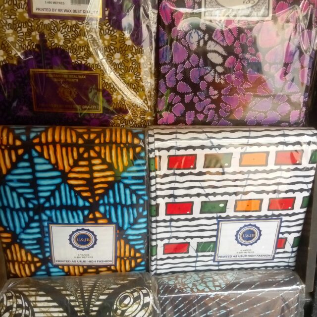 Quality Ankara fabrics for sale at ikorodu