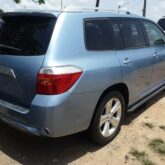 Skyblue 2008 Model Toyota Highlander for sale at apapa