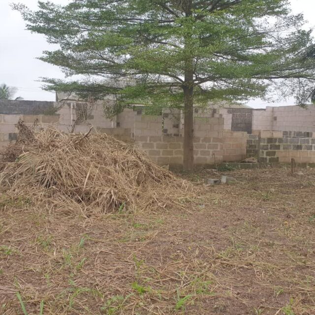 A plot of land with two bedrooms flat for sale at ikorodu