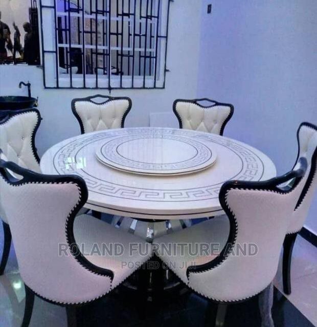 Marble dinning table set for sale at ikorodu