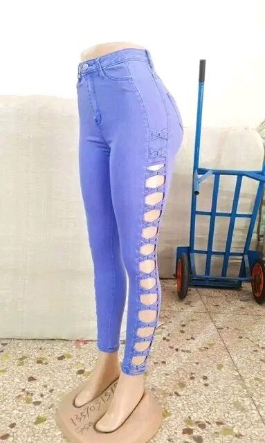 Ladies jeans for sale at Yaba market