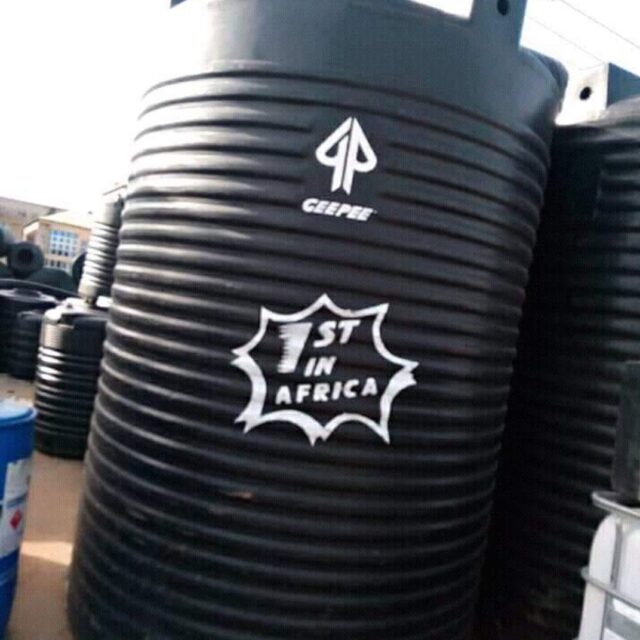 Geepee water tank for sale at Odun Ade coke Orile market