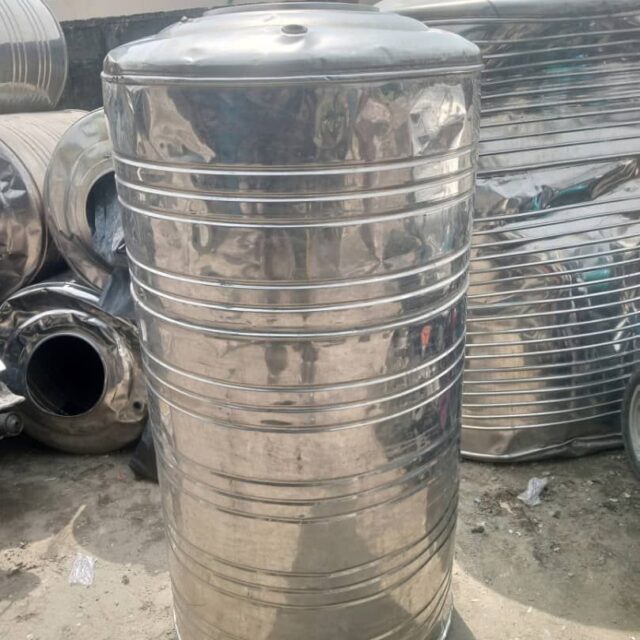 Stainless tank for sale at sti market coker orile