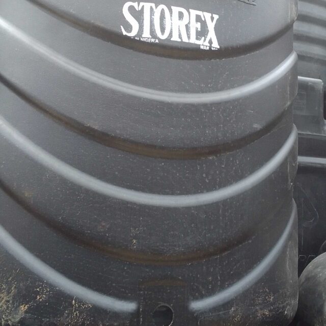 750 liters of storex water tank for sale at odu-ade Coker orile