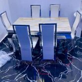 Marble dinning table set for sale at ikorodu