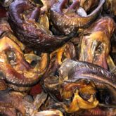 Dried fish and stock fish for sale at oyingbo market