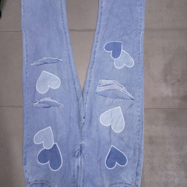 Boyfriend jeans for sale at Yaba market