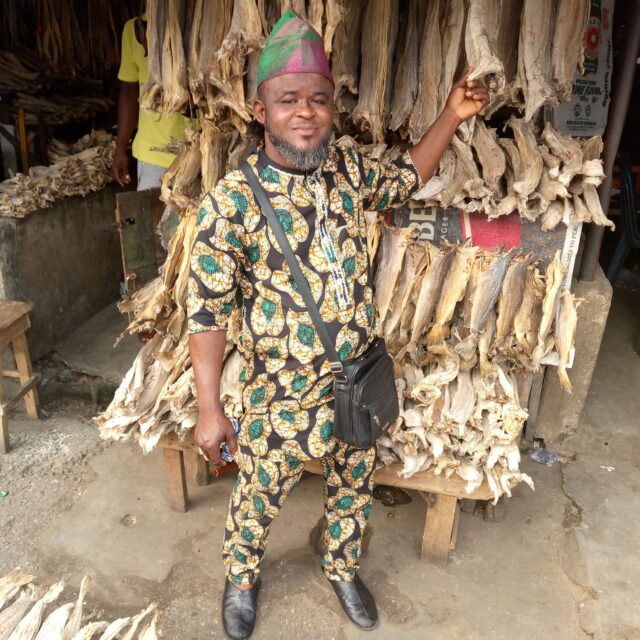 Fresh stock fish for sale at oyingbo market